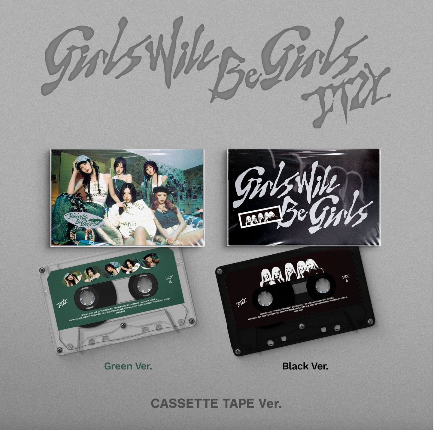 ITZY - GIRLS WILL BE GIRLS: CASSETE TAPE VER.