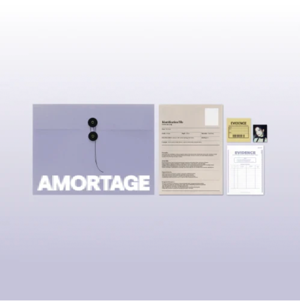 [OFFICIAL MERCH]  JISOO - AMORTAGE FILE FOLDER - PHOTO SET