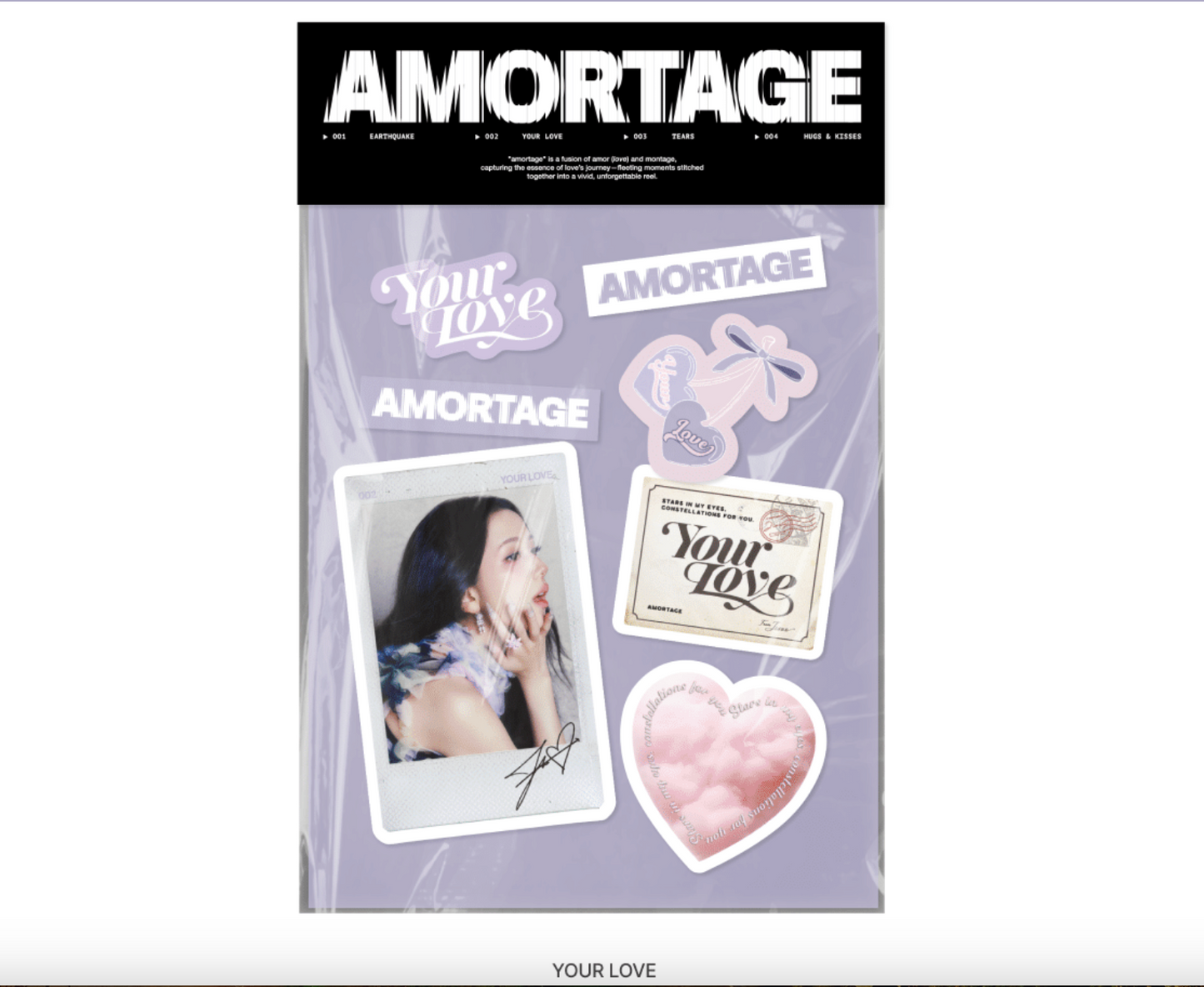 [OFFICIAL MERCH] JISOO  - STICKER PACK