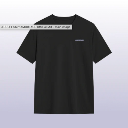 [OFFICIAL MERCH] JISOO - BLACK T-SHIRT