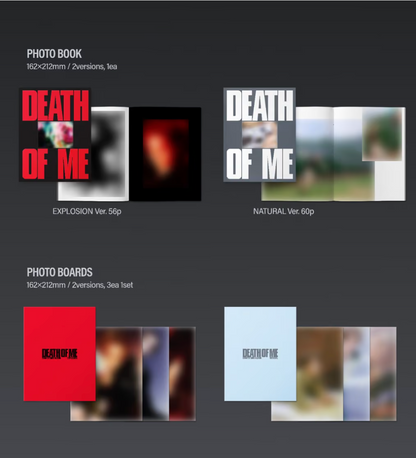 [PRE-ORDER] EVAN - DEATH OF ME (PHOTOBOOK)