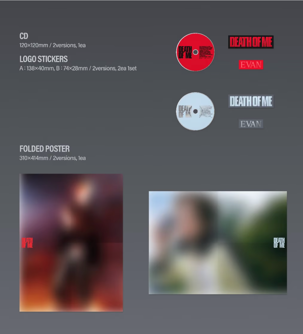 [PRE-ORDER] EVAN - DEATH OF ME (PHOTOBOOK)