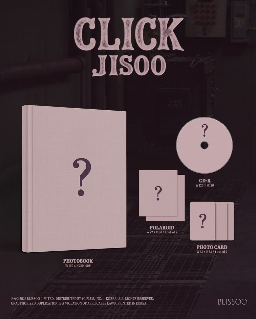 [PRE-ORDER] JISOO - CLICK (PHOTOBOOK VER)