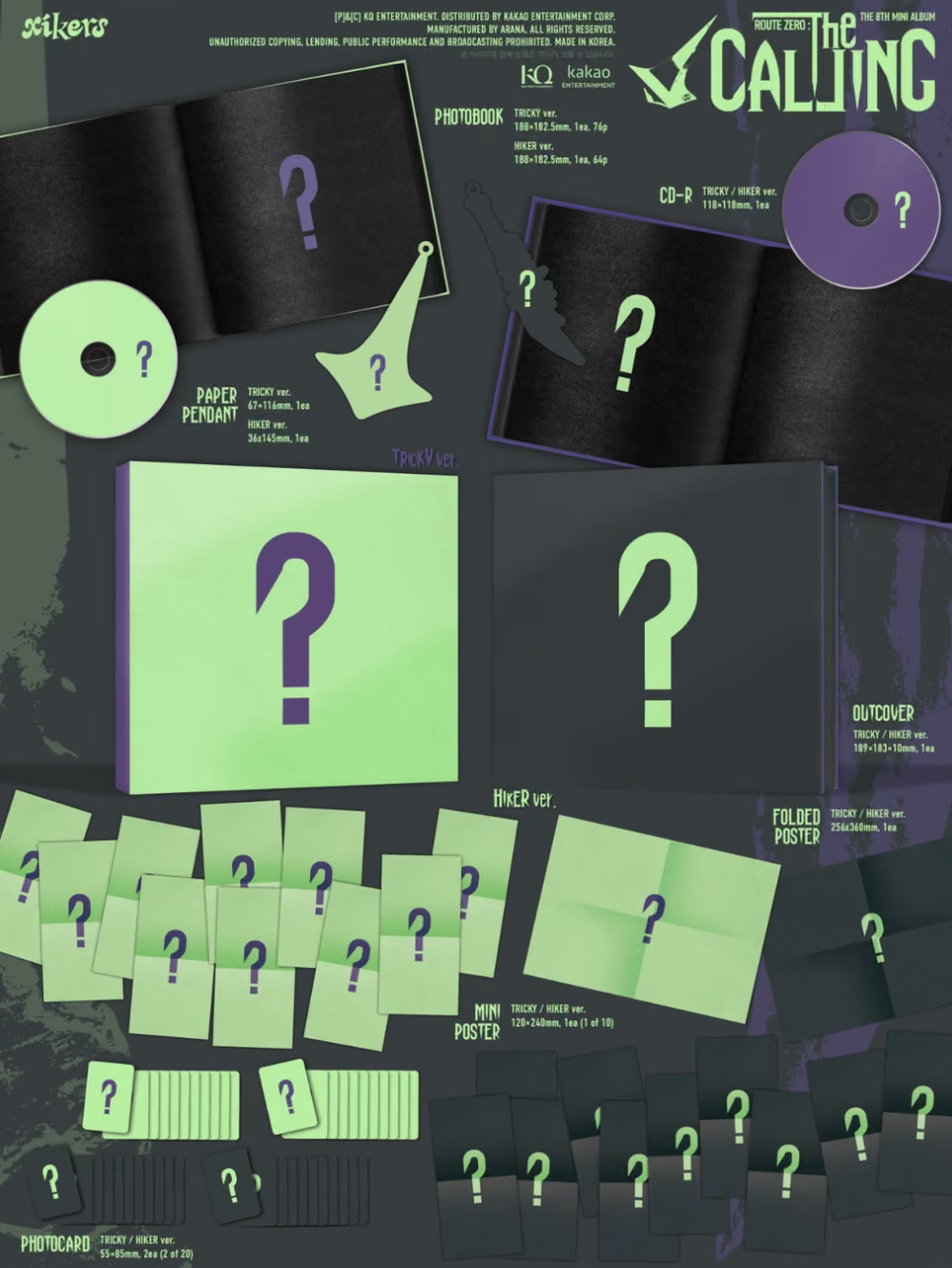 [PRE-ORDER] XIKERS - ROUTE ZERO : The CALLING (PHOTOBOOK VER)