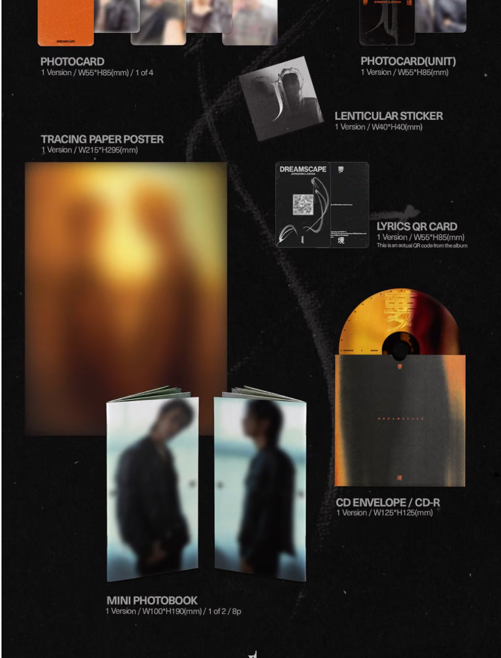 [PRE-ORDER + P.O.B] JEONGHANXJOSHUA - DREAMSCAPE
