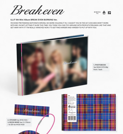 [PRE-ORDER + P.O.B] ILLIT - BREAK EVEN