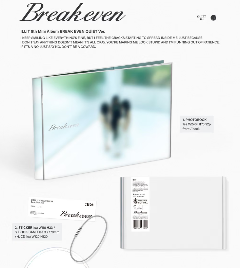 [PRE-ORDER + P.O.B] ILLIT - BREAK EVEN
