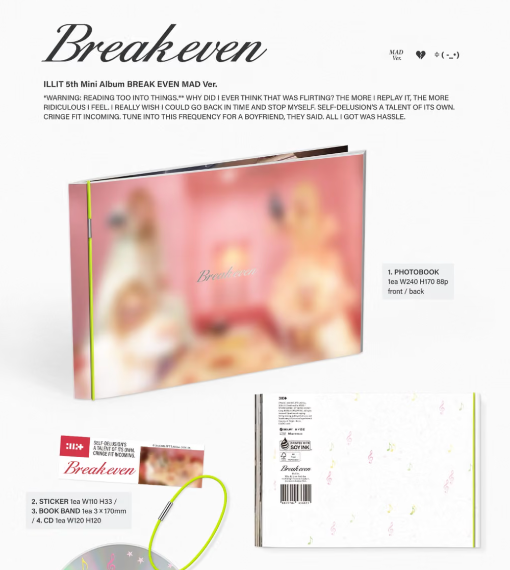 [PRE-ORDER + P.O.B] ILLIT - BREAK EVEN