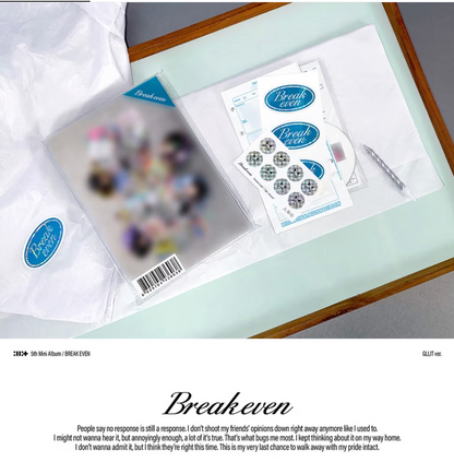 [PRE-ORDER + P.O.B] ILLIT - BREAK EVEN (GLLIT VER)