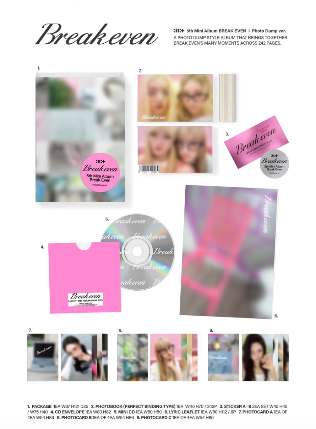 [PRE-ORDER] ILLIT - BREAK EVEN (PHOTO DUMP VER)