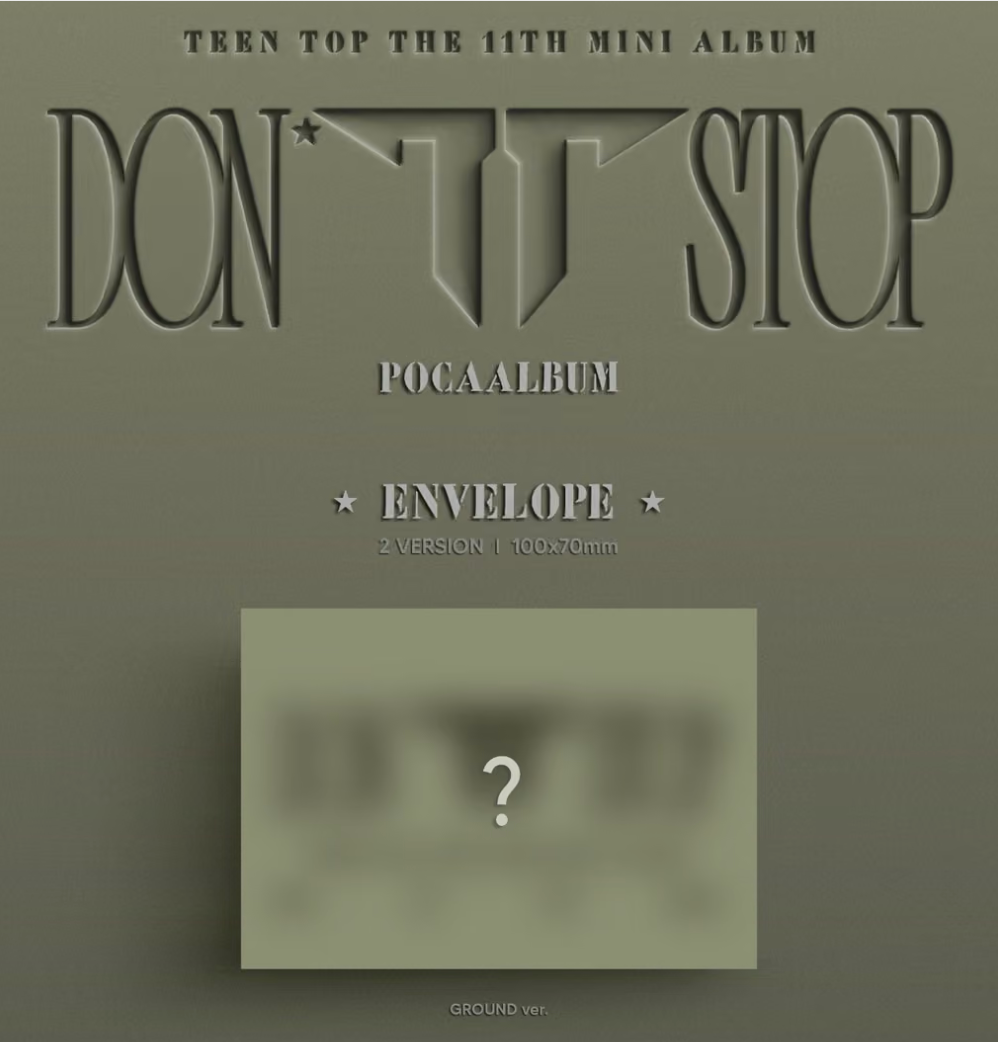 [PRE-ORDER] TEEN TOP - DON’T STOP (POCAALBUM)