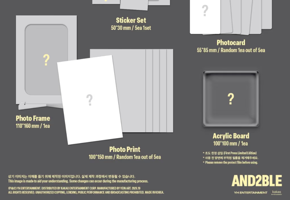 [PRE-ORDER] AND2BLE - Sequence 02: Attraction