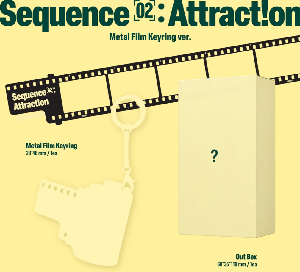 [PRE-ORDER] AND2BLE - Sequence 02: Attraction (Metal Film Keyring ver.)