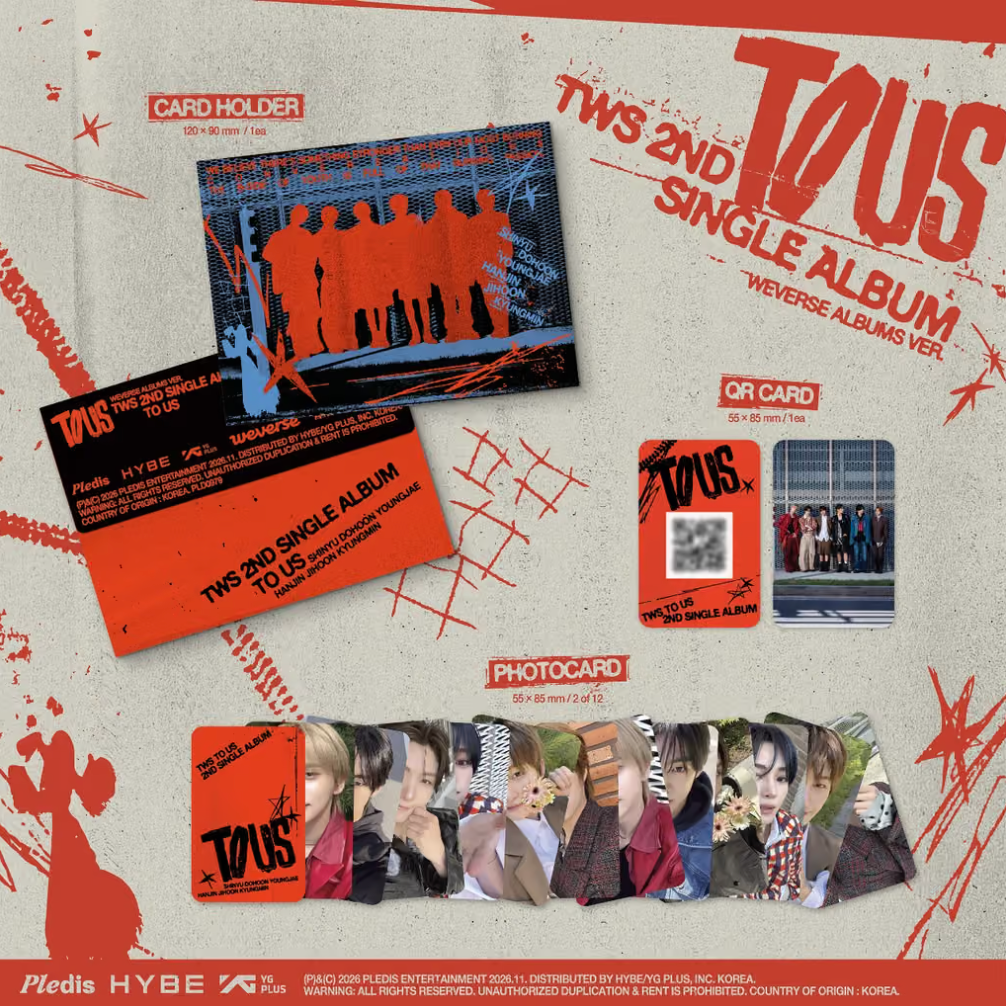[PRE-ORDER + POB] TWS - TO US (POCAALBUM)