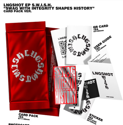[PRE-ORDER] LNGSHOT - [S.W.I.S.H.] (Card Pack Ver.)