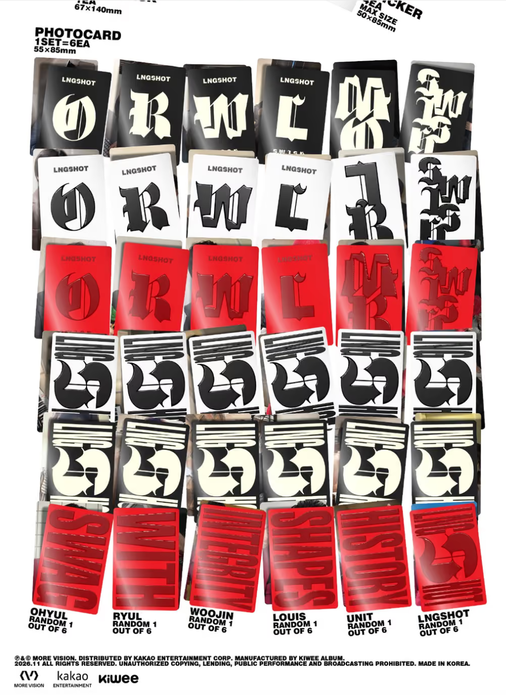 [PRE-ORDER] LNGSHOT - [S.W.I.S.H.] (Card Pack Ver.)