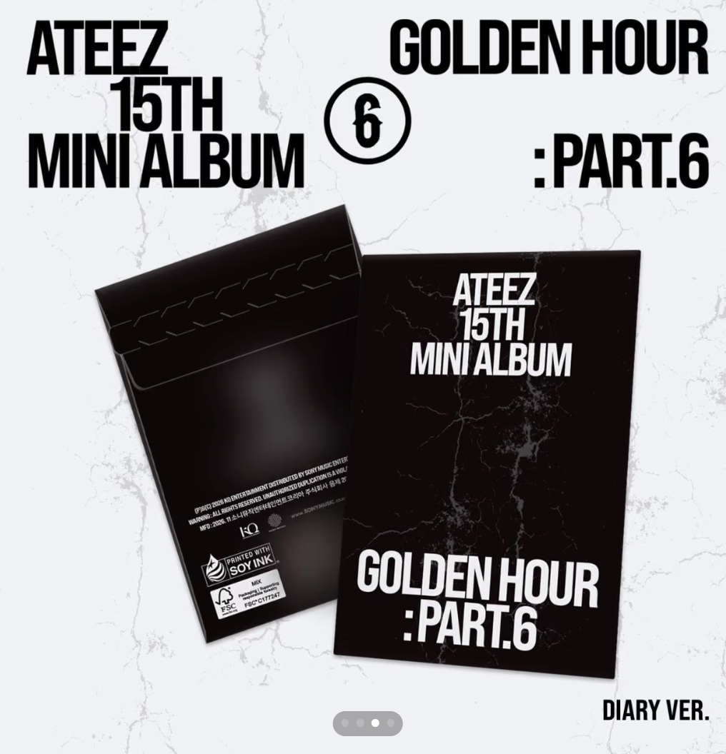 [PRE-ORDER + POB] ATEEZ - GOLDEN HOUR PART.6 (POCAALBUM)
