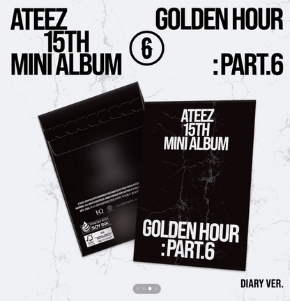 [PRE-ORDER + POB] ATEEZ - GOLDEN HOUR PART.6 (POCAALBUM)