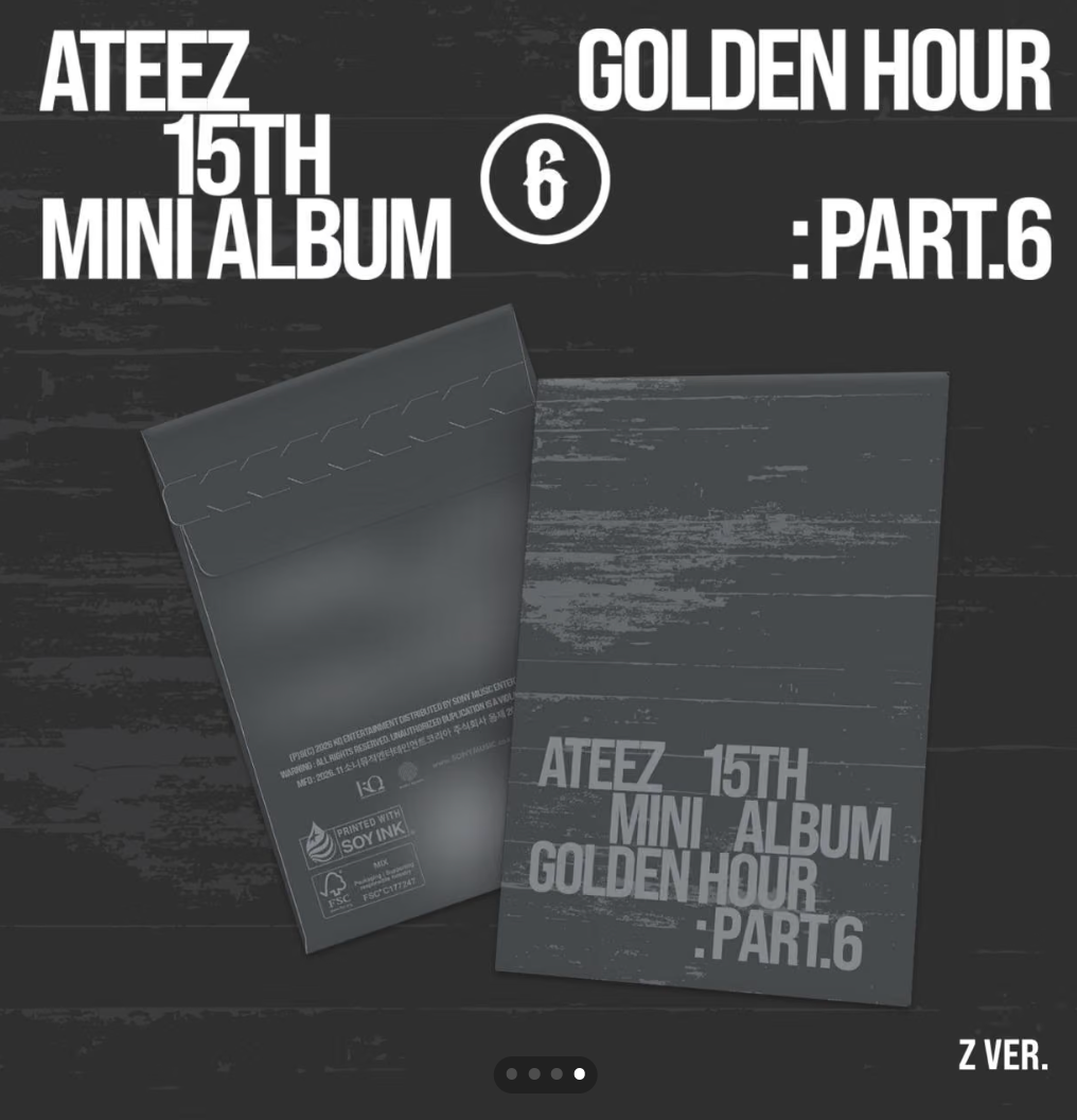 [PRE-ORDER + POB] ATEEZ - GOLDEN HOUR PART.6 (POCAALBUM)