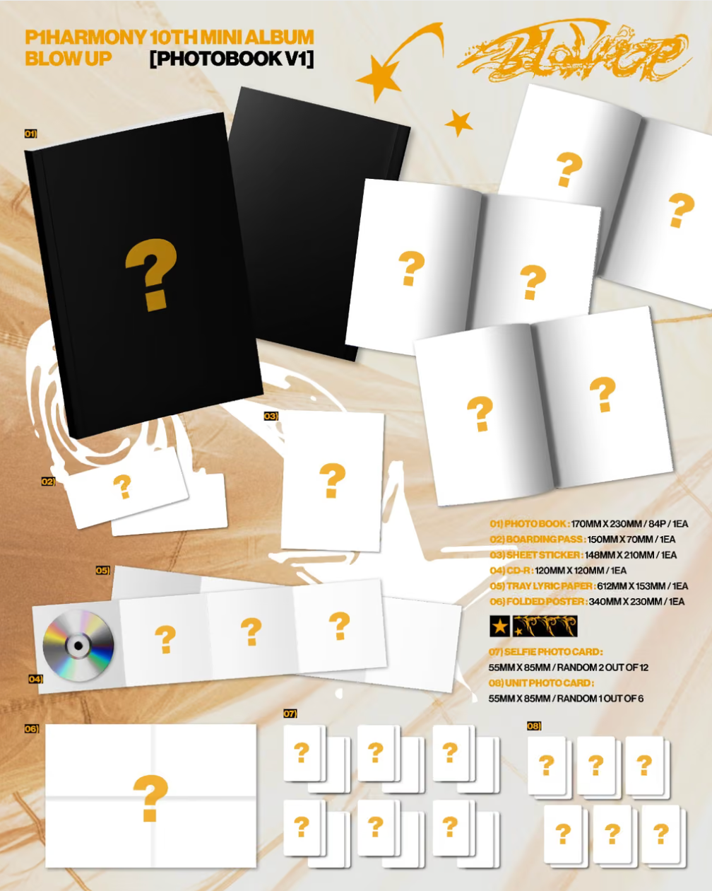 [PRE-ORDER] P1HARMONY - BLOW UP (Photobook Ver.)