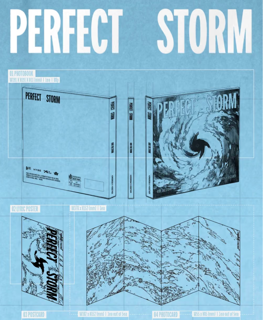 [PRE-ORDER + P.O.B] TOMORROW X TOGETHER - PERFECT STORM (Photobook ver)