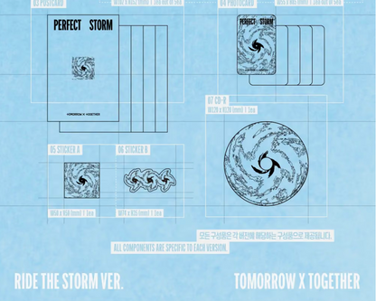 [PRE-ORDER + P.O.B] TOMORROW X TOGETHER - PERFECT STORM (Photobook ver)