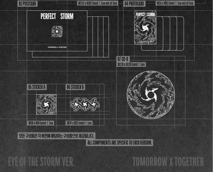[PRE-ORDER + P.O.B] TOMORROW X TOGETHER - PERFECT STORM (Photobook ver)