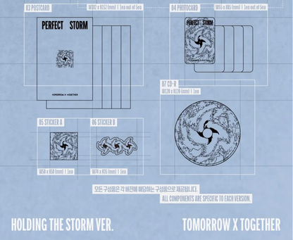 [PRE-ORDER + P.O.B] TOMORROW X TOGETHER - PERFECT STORM (Photobook ver)