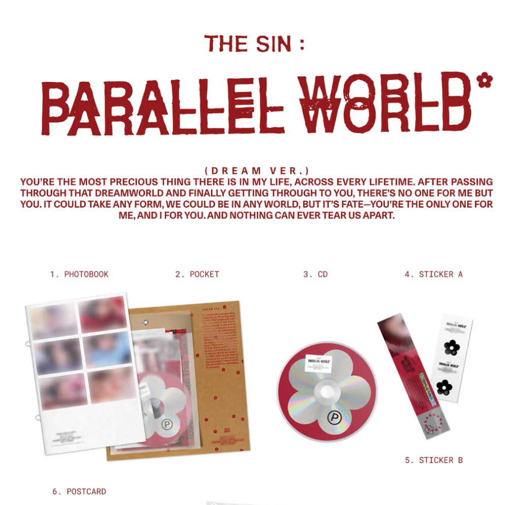 [PRE-ORDER + P.O.B] ENHYPEN - THE SIN : PARALLEL WORLD