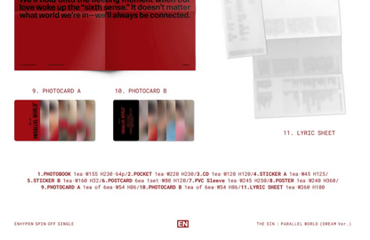 [PRE-ORDER + P.O.B] ENHYPEN - THE SIN : PARALLEL WORLD