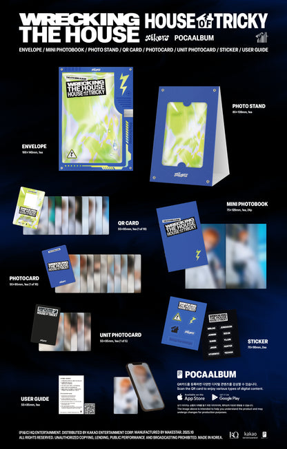 [MAKESTAR PRE-ORDER EVENT] XIKERS - HOUSE OF TRICKY : WRECKING THE HOUSE (POCAALBUM)