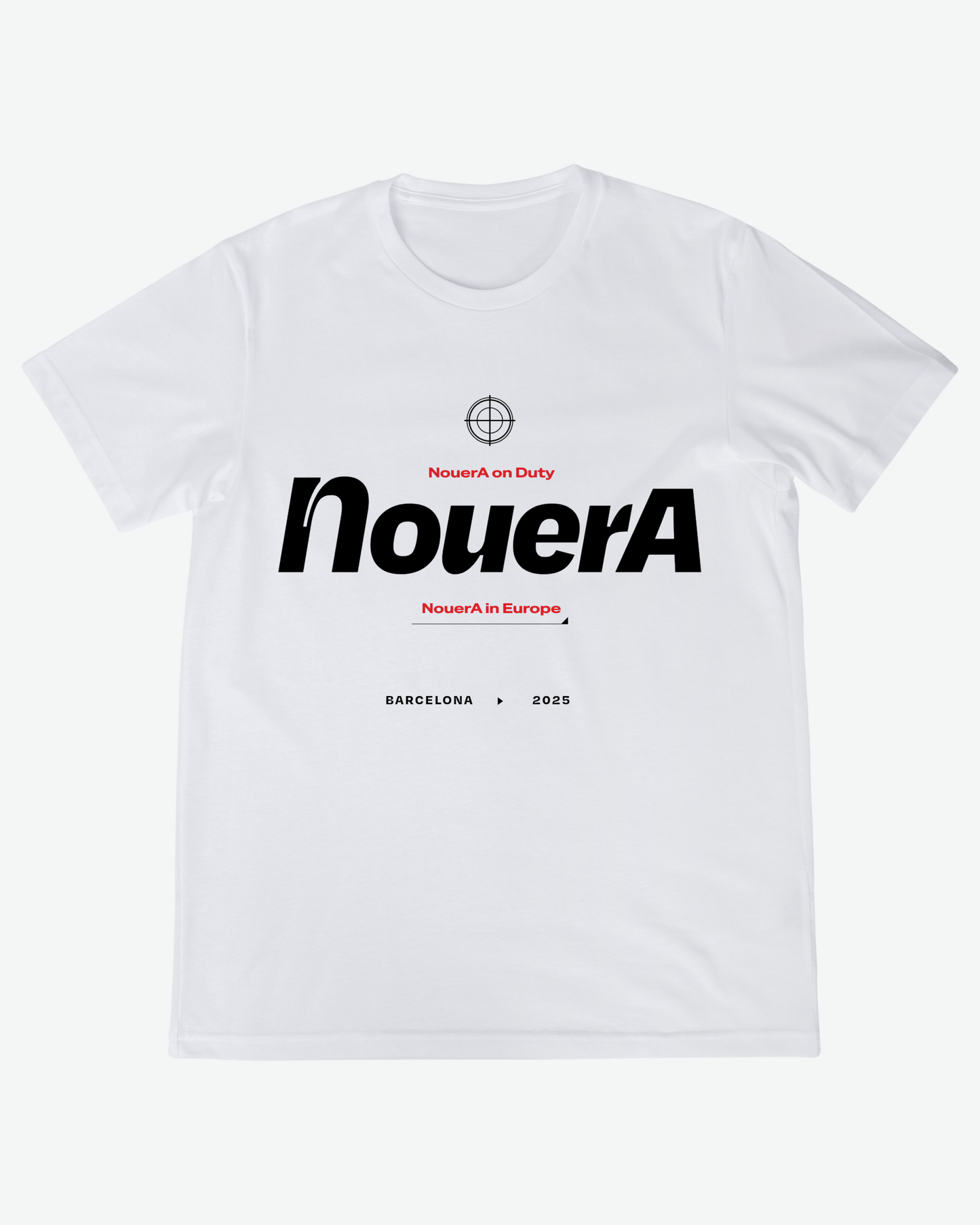 NOUERA MEET UP OFFICIAL MERCH - WHITE T-SHIRT