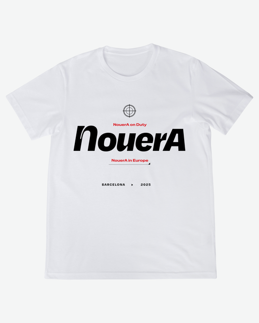 NOUERA MEET UP OFFICIAL MERCH - WHITE T-SHIRT