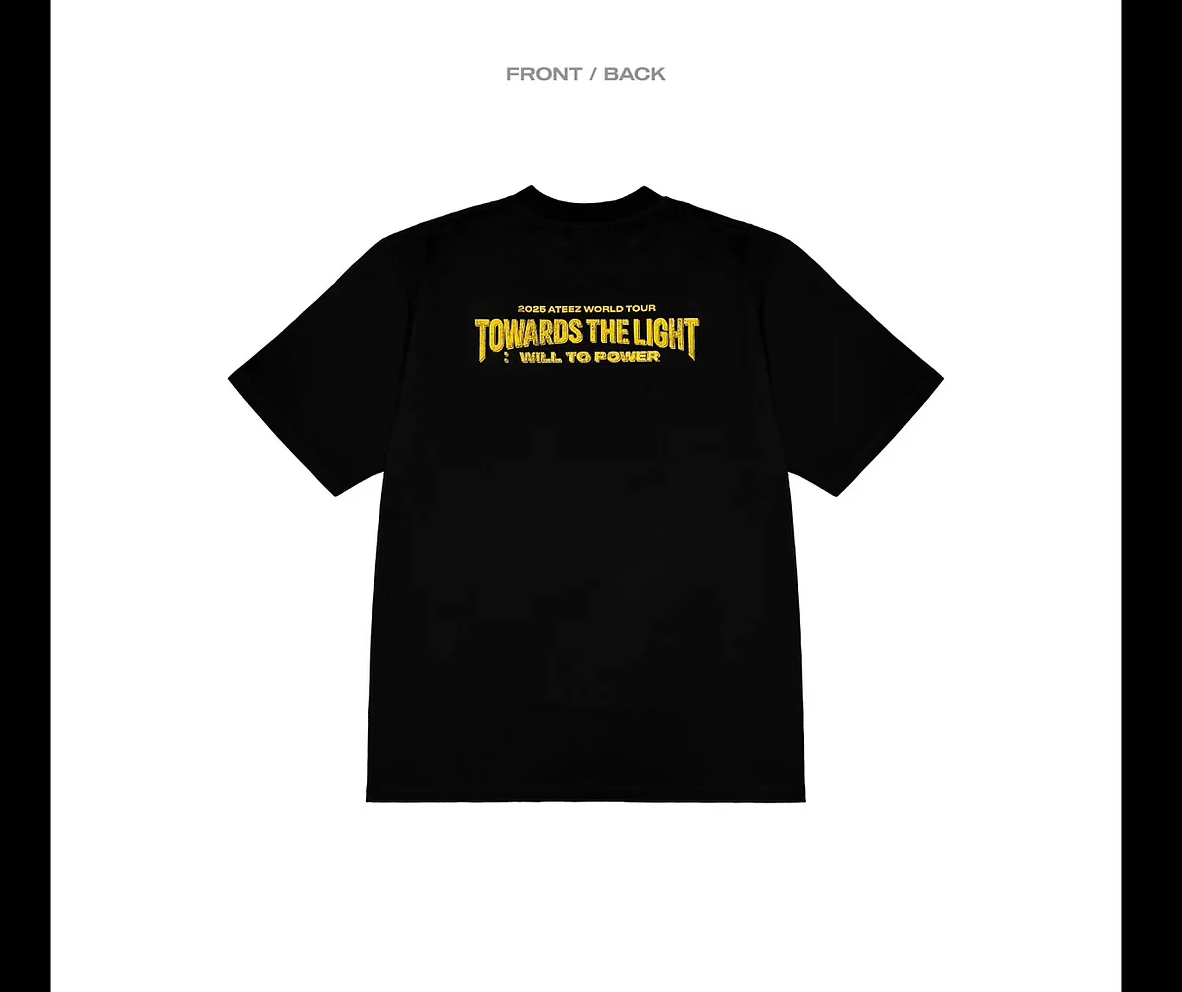 [PRE ORDER] ATEEZ - SHORT SLEEVE T-SHIRT WORK VER