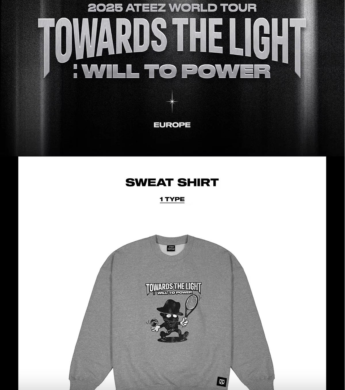 [PRE ORDER] ATEEZ - SWEAT SHIRT