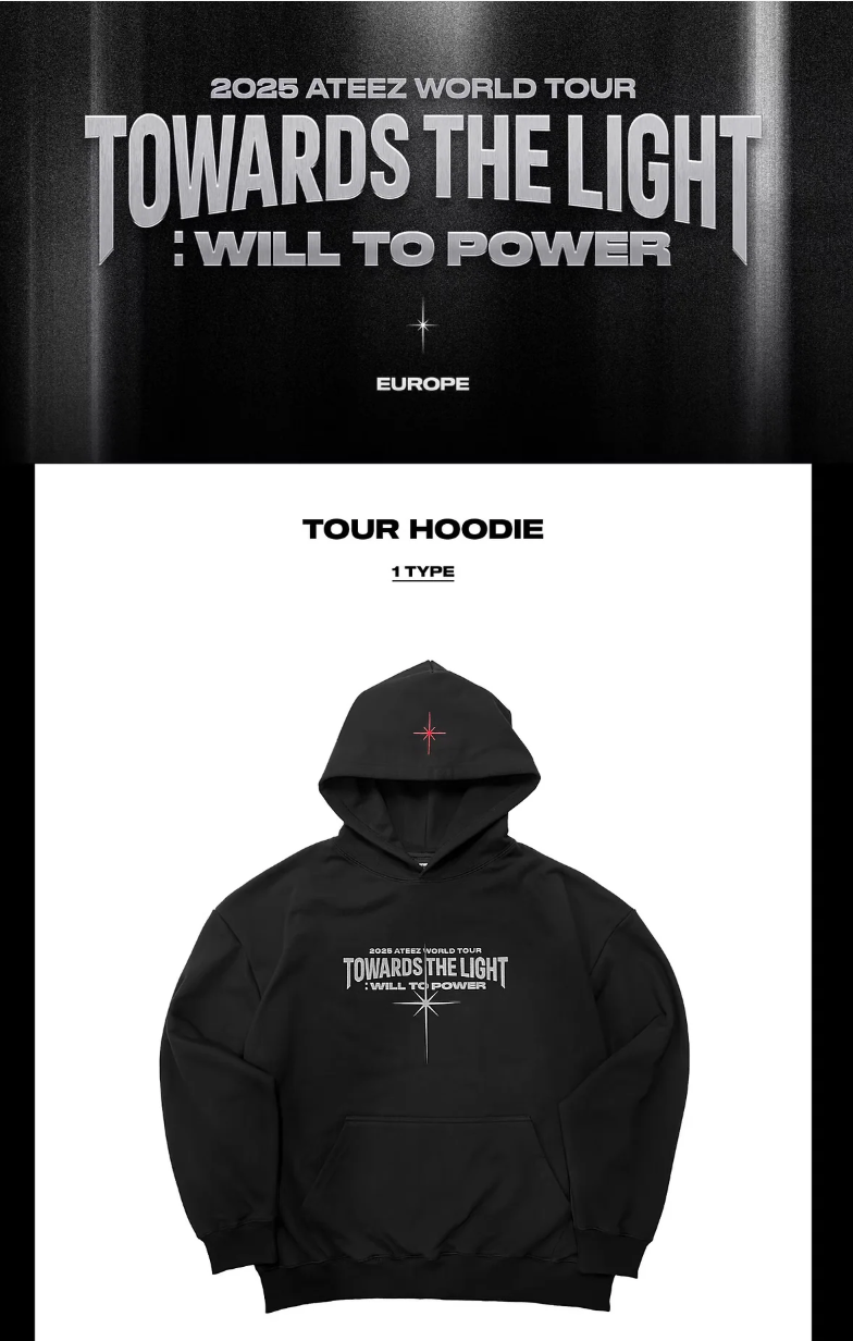 [PRE ORDER] ATEEZ - TOUR HODDIE