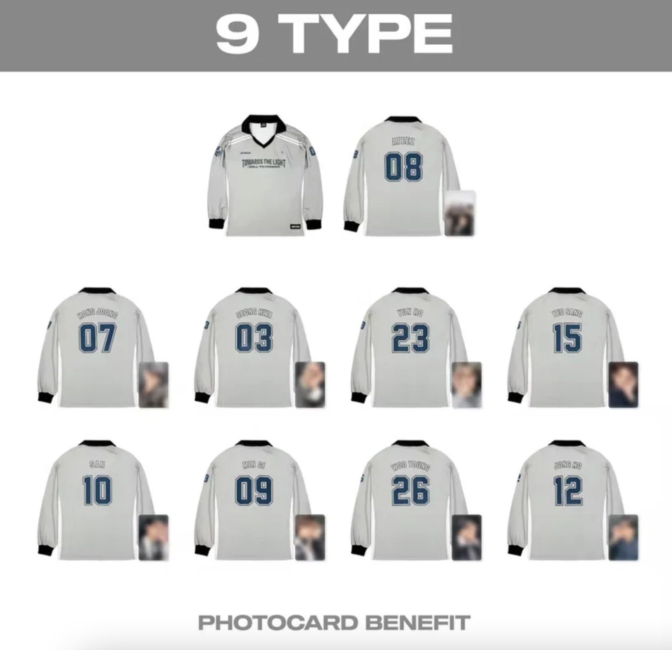 [PRE ORDER] ATEEZ - REPLICA - LONG SLEEVE