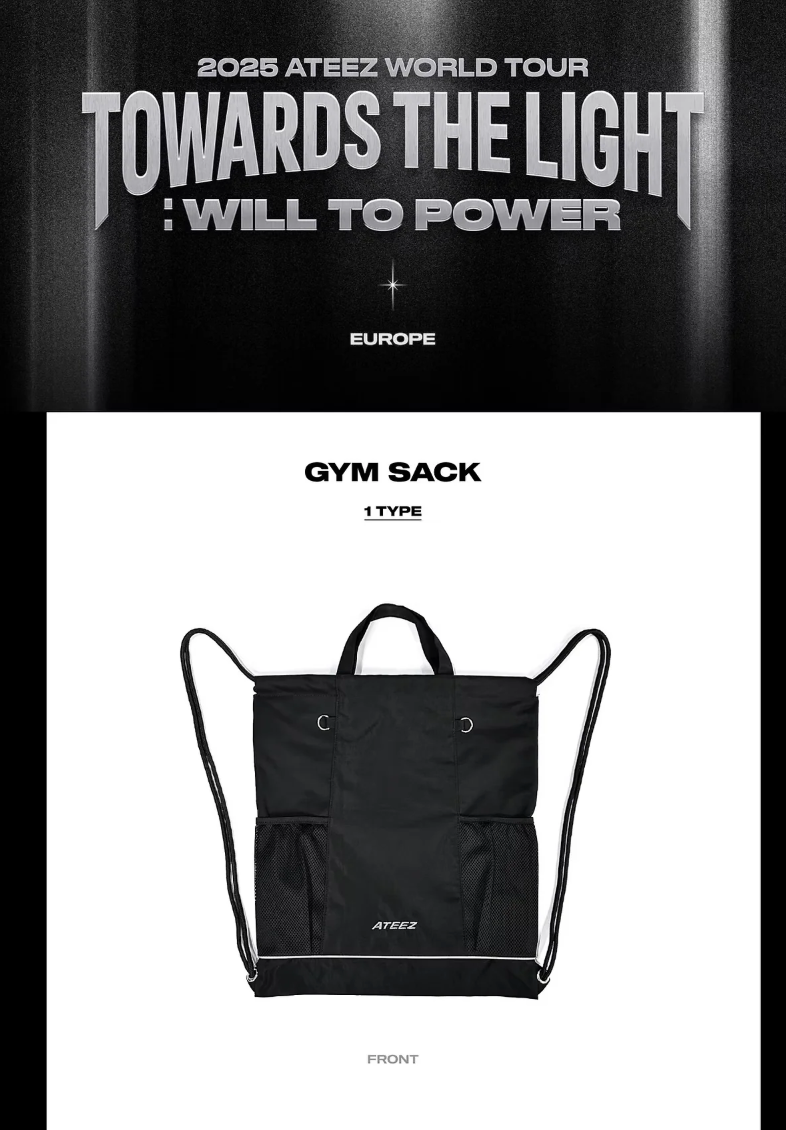 [PRE ORDER] ATEEZ - GYM SACK