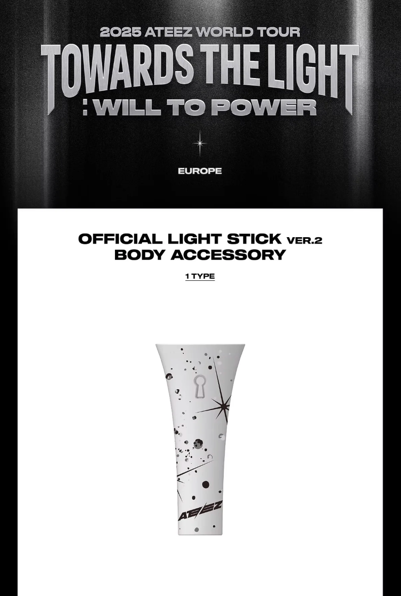 [PRE ORDER] ATEEZ - OFFICIAL LIGHT STICK BODY ACCESSORY VER.2