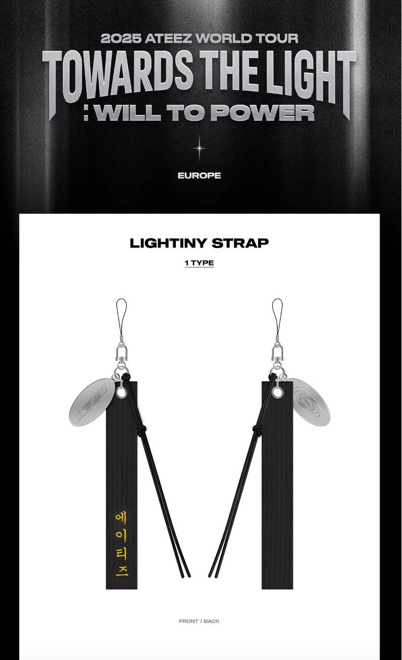 [PRE ORDER] ATEEZ - LIGHTINY STRAP