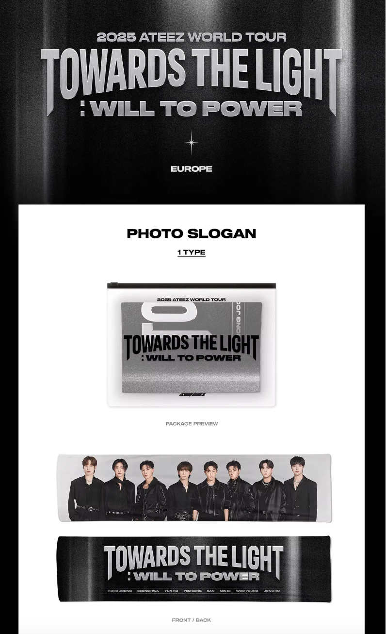 [PRE ORDER] ATEEZ - PHOTO SLOGAN