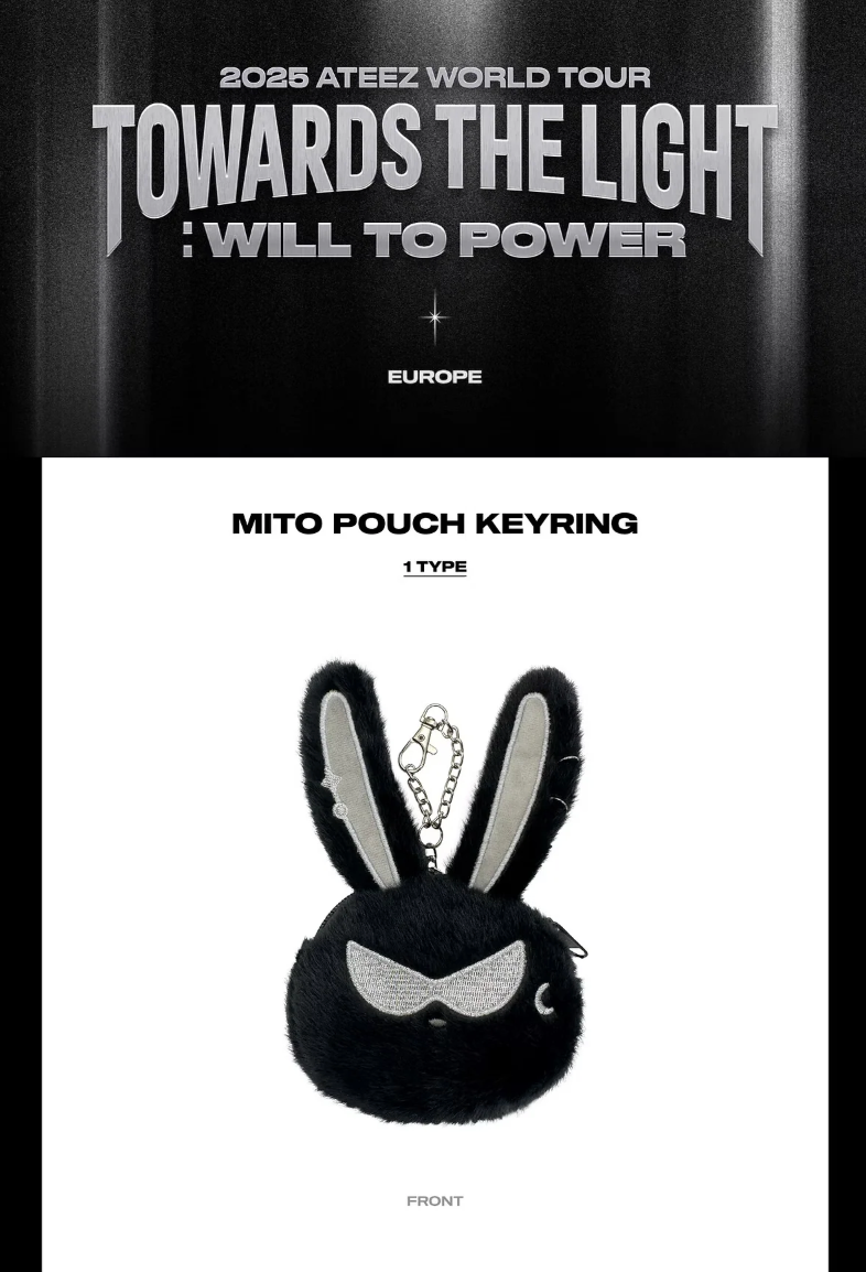 [PRE ORDER] ATEEZ - MITO POUCH KEYRING