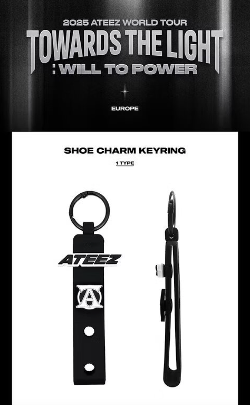 [PRE ORDER] ATEEZ - SHOE CHARM KEYRING