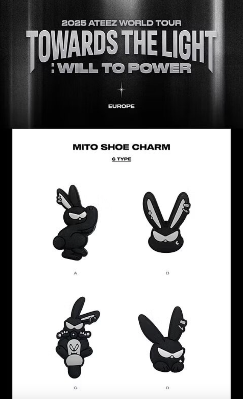 [PRE ORDER] ATEEZ - MITO SHOE CHARM