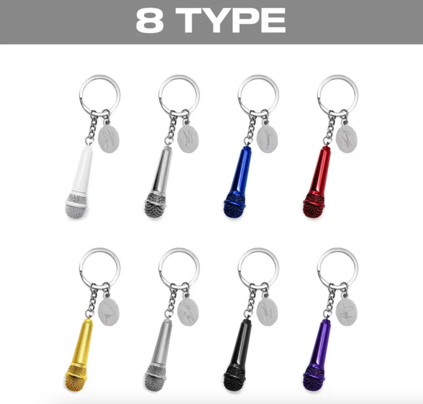 [PRE ORDER] ATEEZ - MIC KEYRING