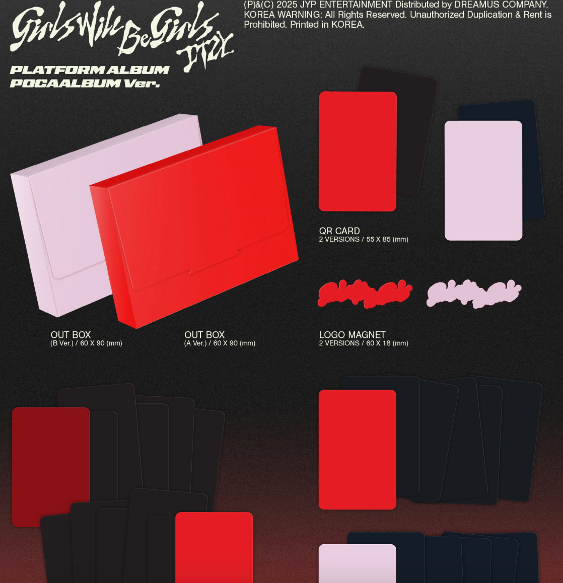 [LUCKY DRAW] ITZY - GIRLS WILL BE GIRLS (POCAALBUM VER)