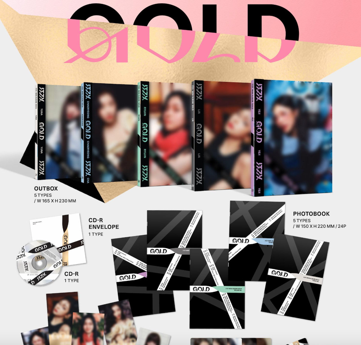 ITZY - GOLD (DIGIPACK VER)