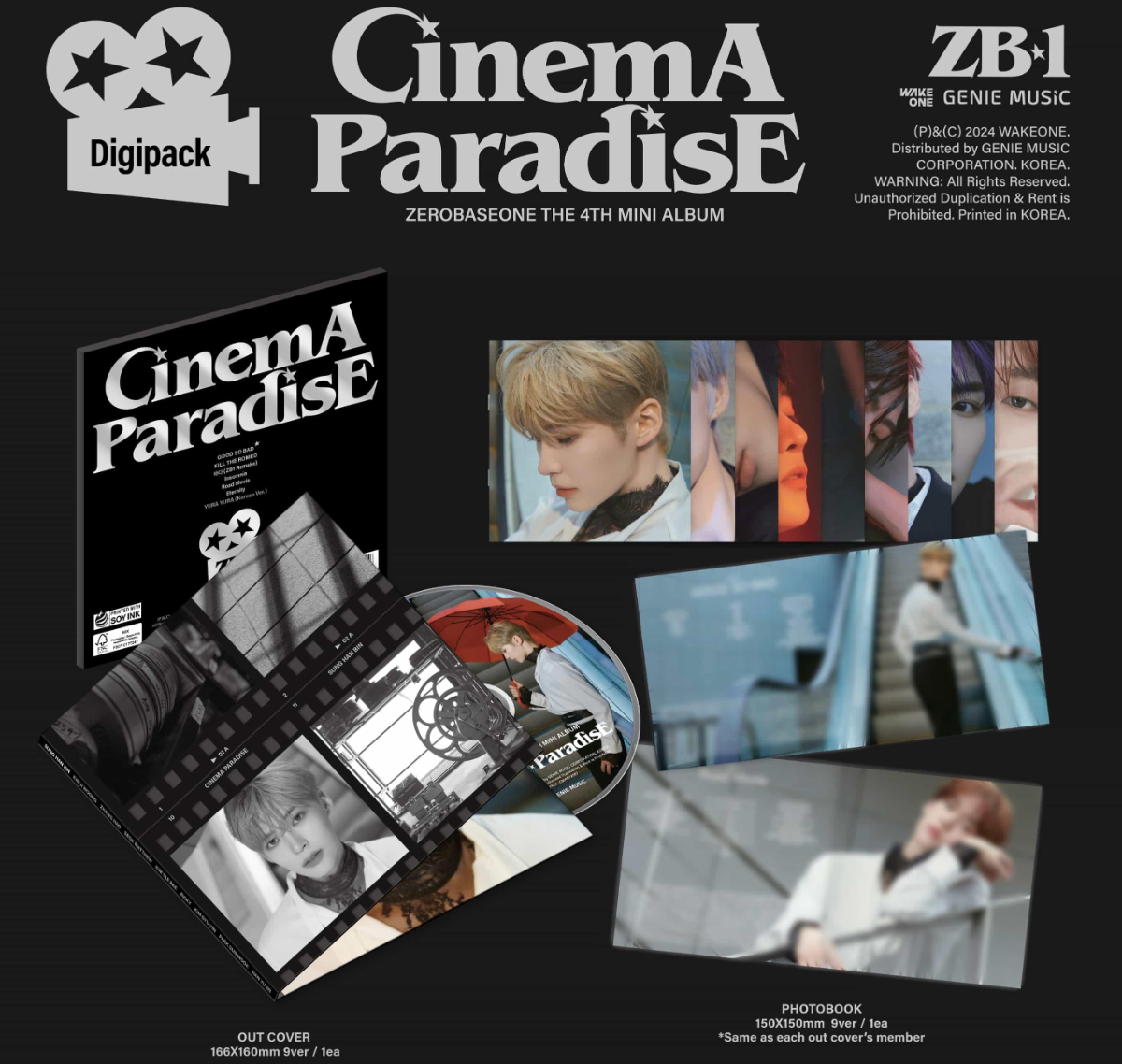 ZEROBASEONE - CINEMA PARADISE (DIGIPACK)