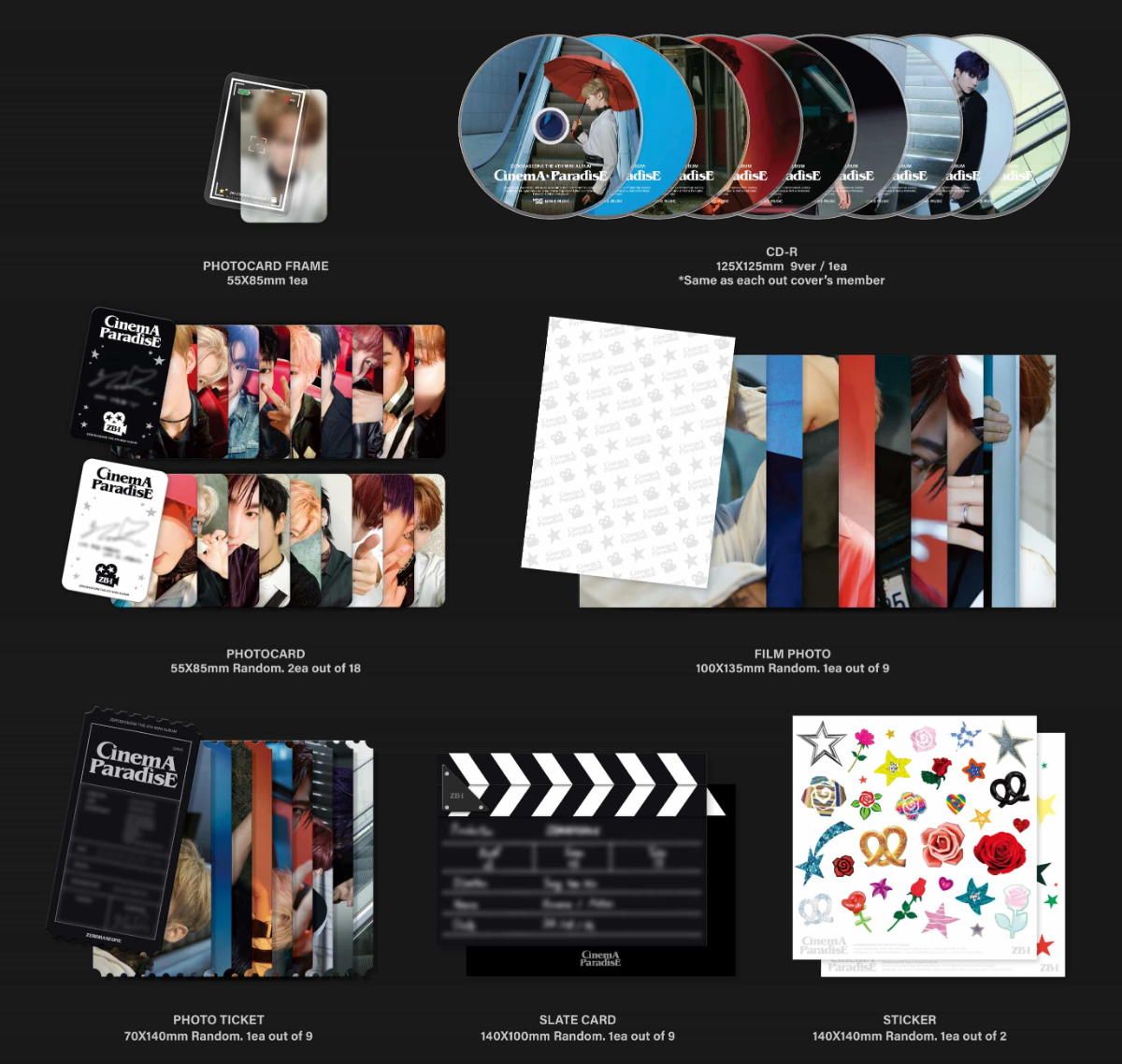 ZEROBASEONE - CINEMA PARADISE (DIGIPACK)