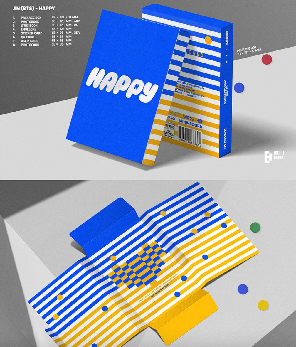 JIN (BTS) - HAPPY (WEVERSE VER)